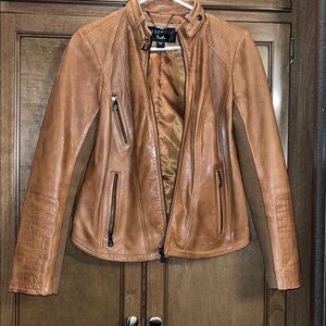 Bernardo Leather Jacket Large
